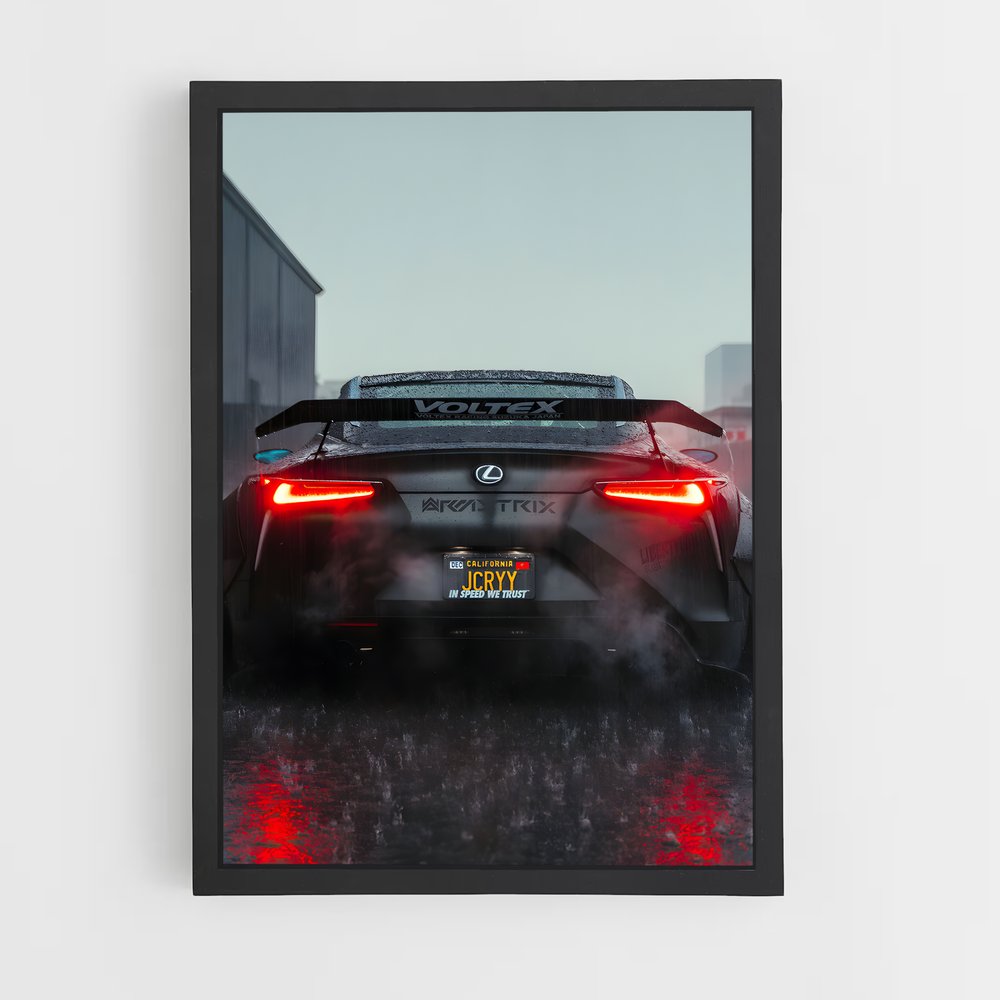 Poster Route Inondée – affiche Lexus (vue 2)